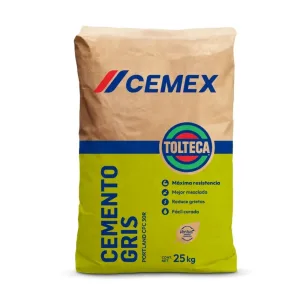 Cemento Gris Tolteca CPC 30R 25 kg para Construcción